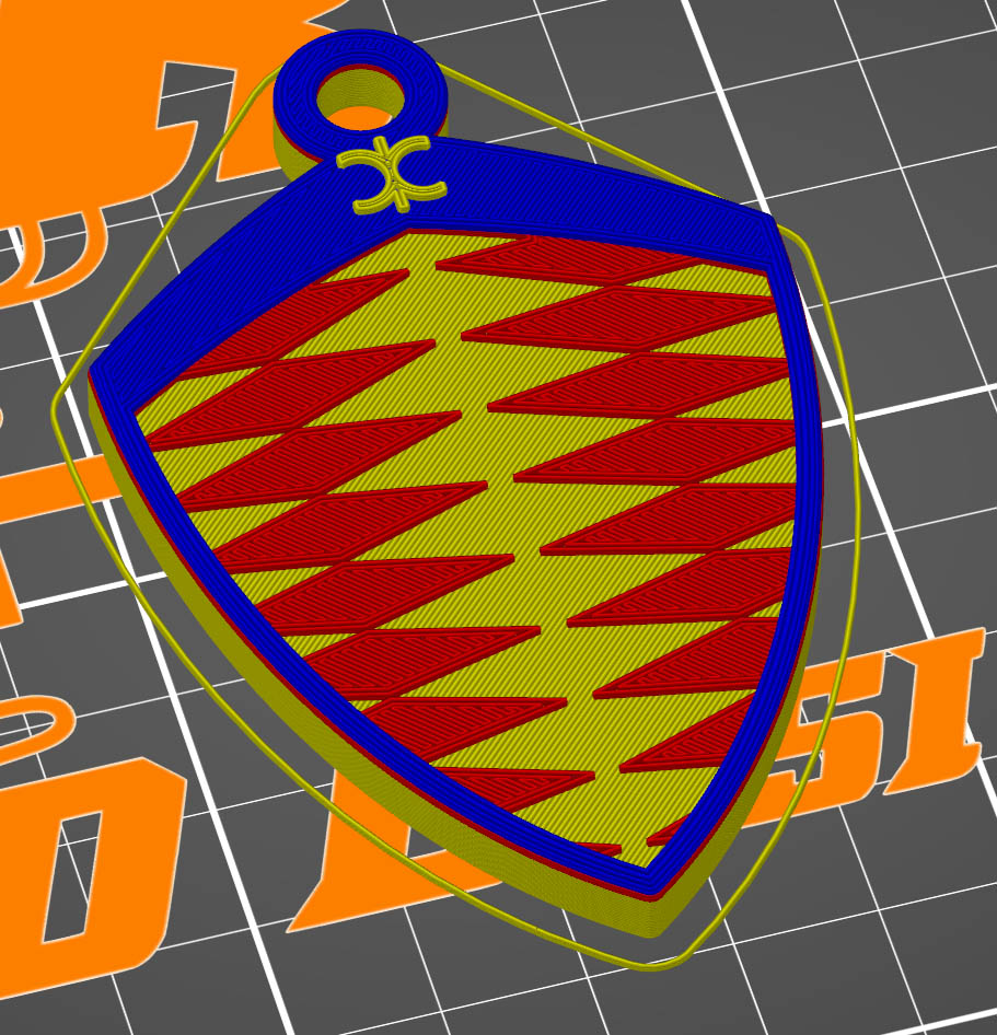 Miniatura 47 do modelo 3D Car Keychains Multicolor