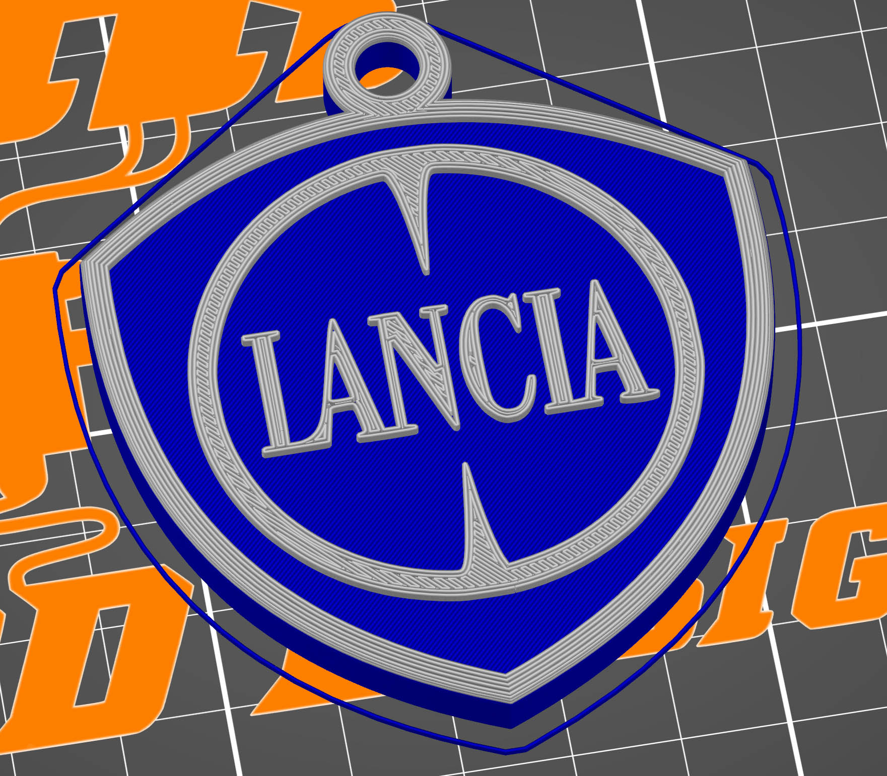 Miniatura 51 do modelo 3D Car Keychains Multicolor