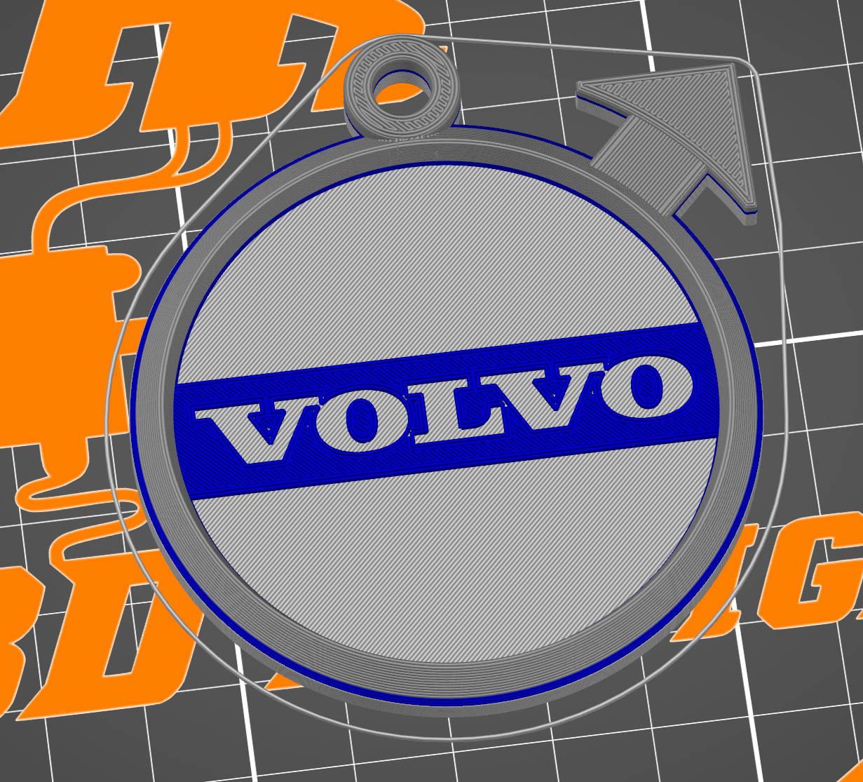 Miniatura 115 do modelo 3D Car Keychains Multicolor