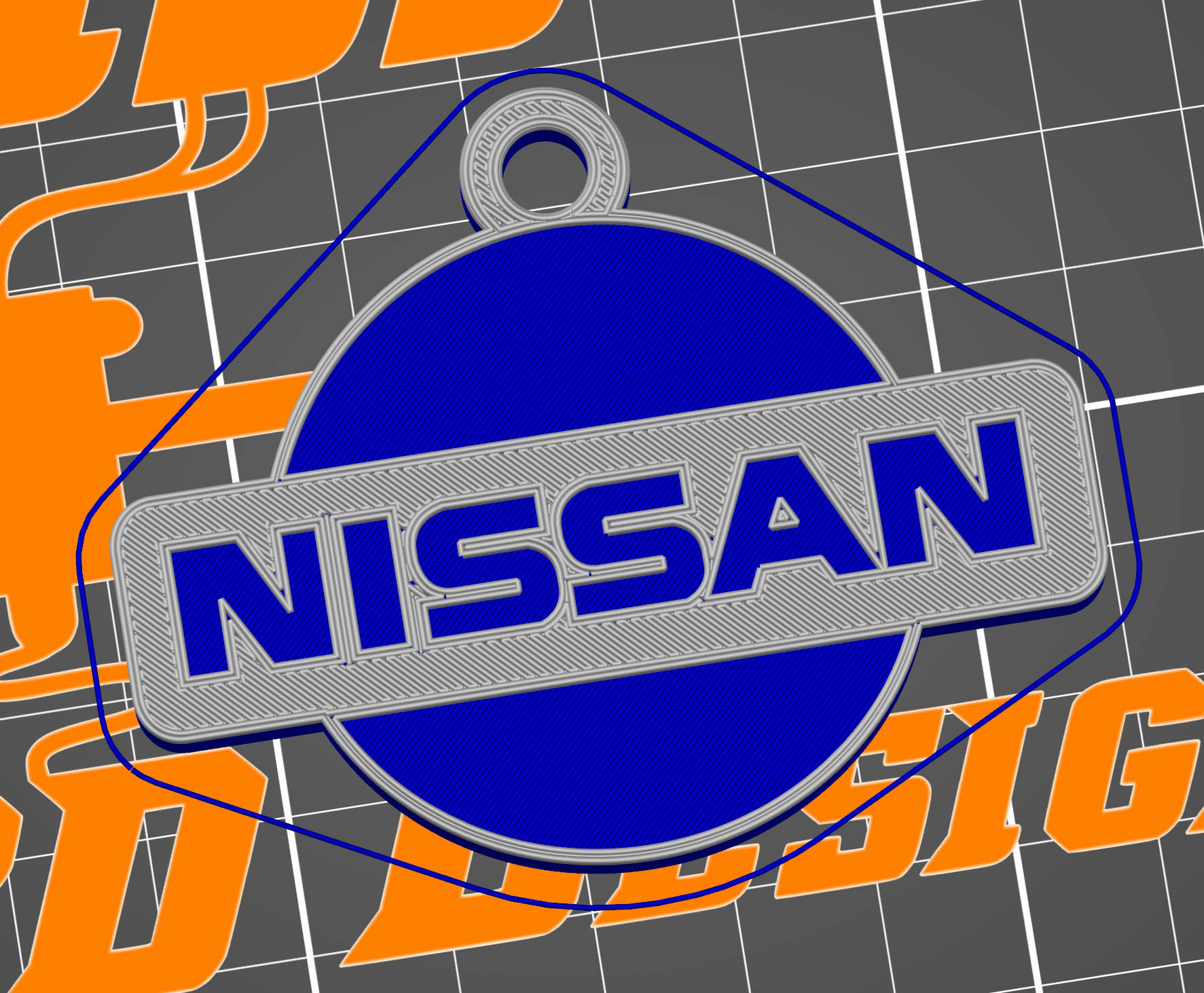 Miniatura 75 do modelo 3D Car Keychains Multicolor