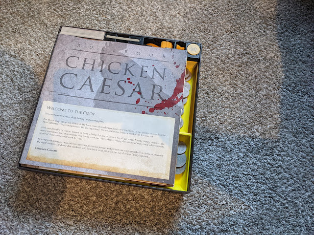 Chicken Caesar Board Game Insert