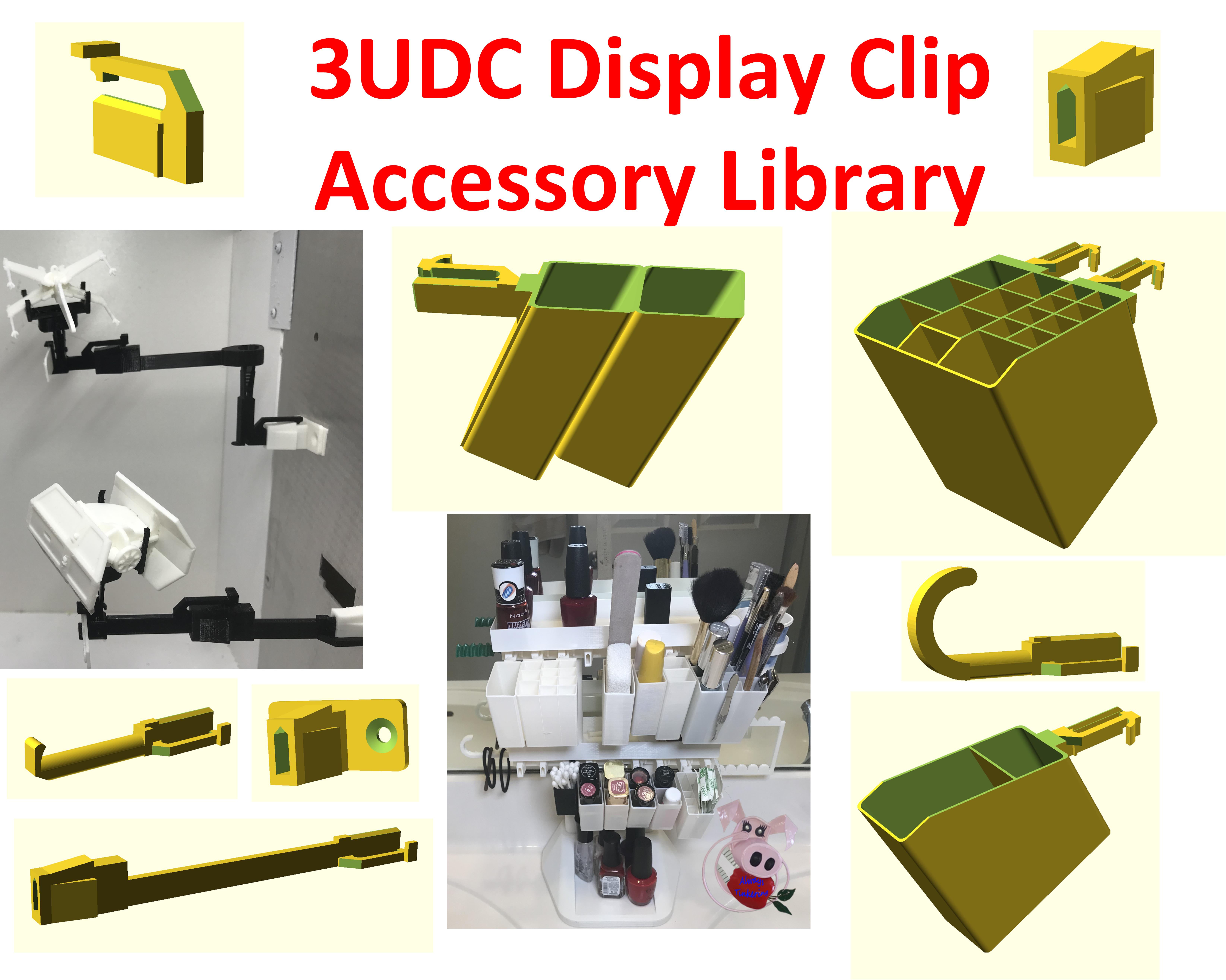 3UDC Display Clip Accessories