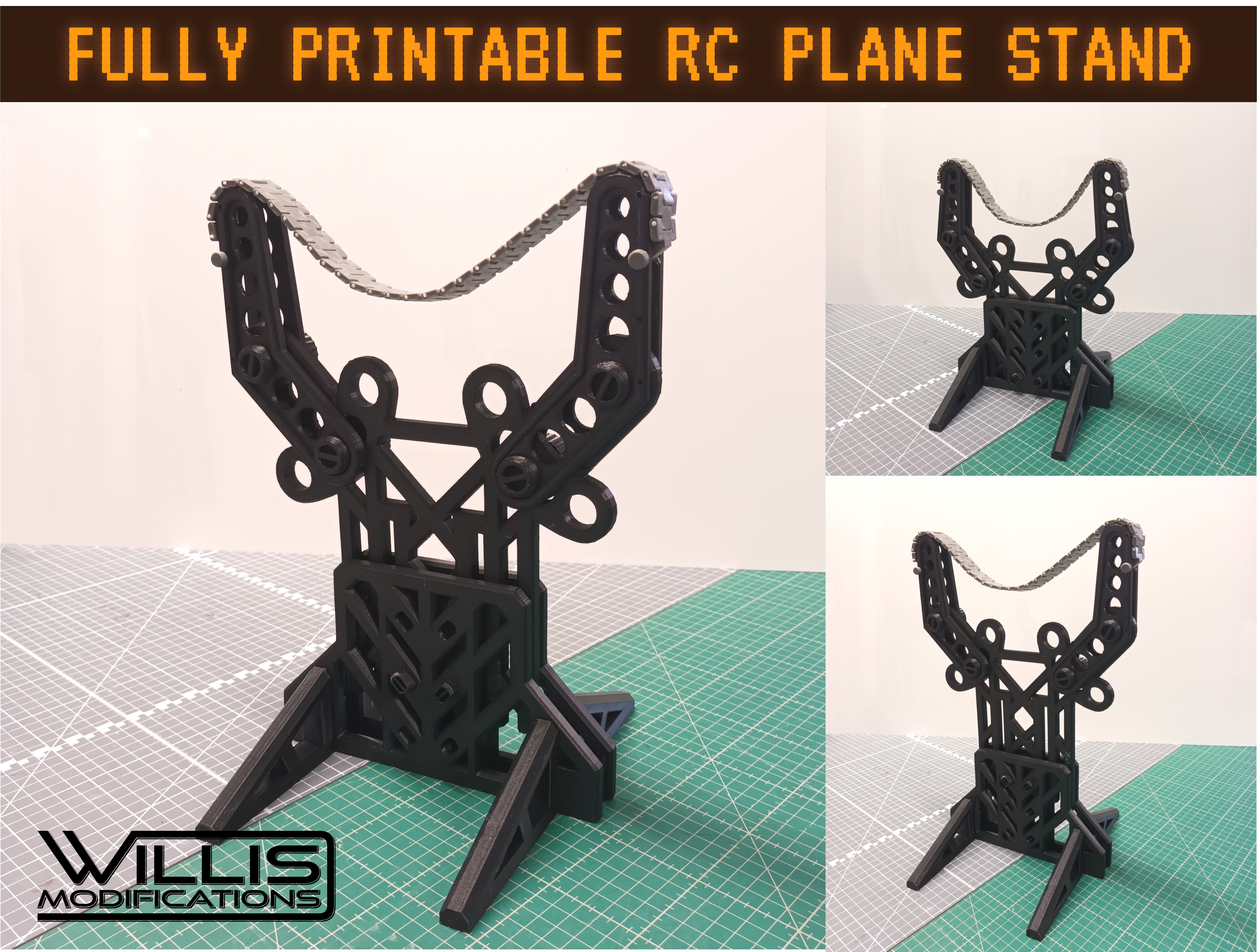 Adjustable RC Plane Stand