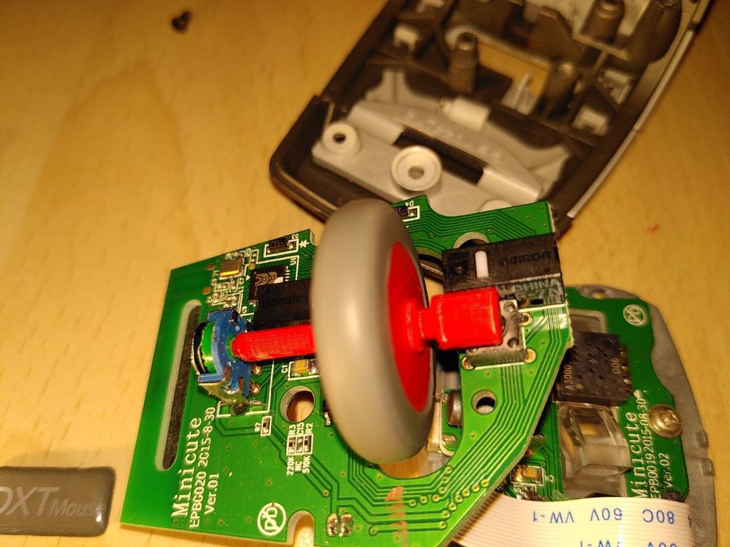 Mouse wheel for DXT wireless