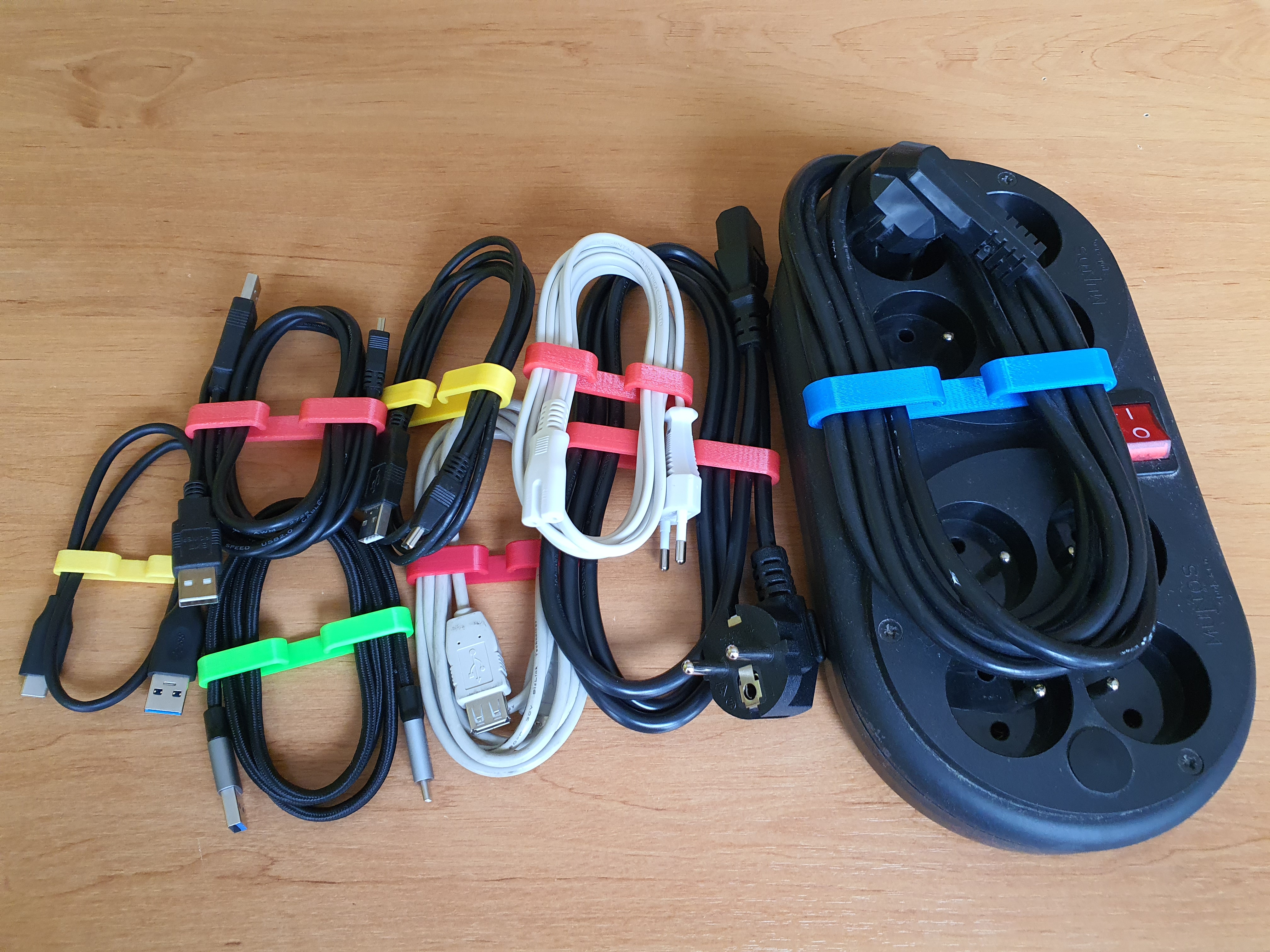 Universal cable clip set