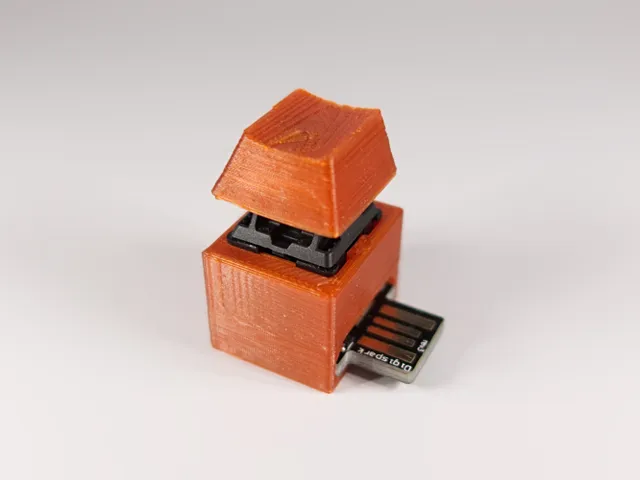 1-key Cherry MX macro keyboard