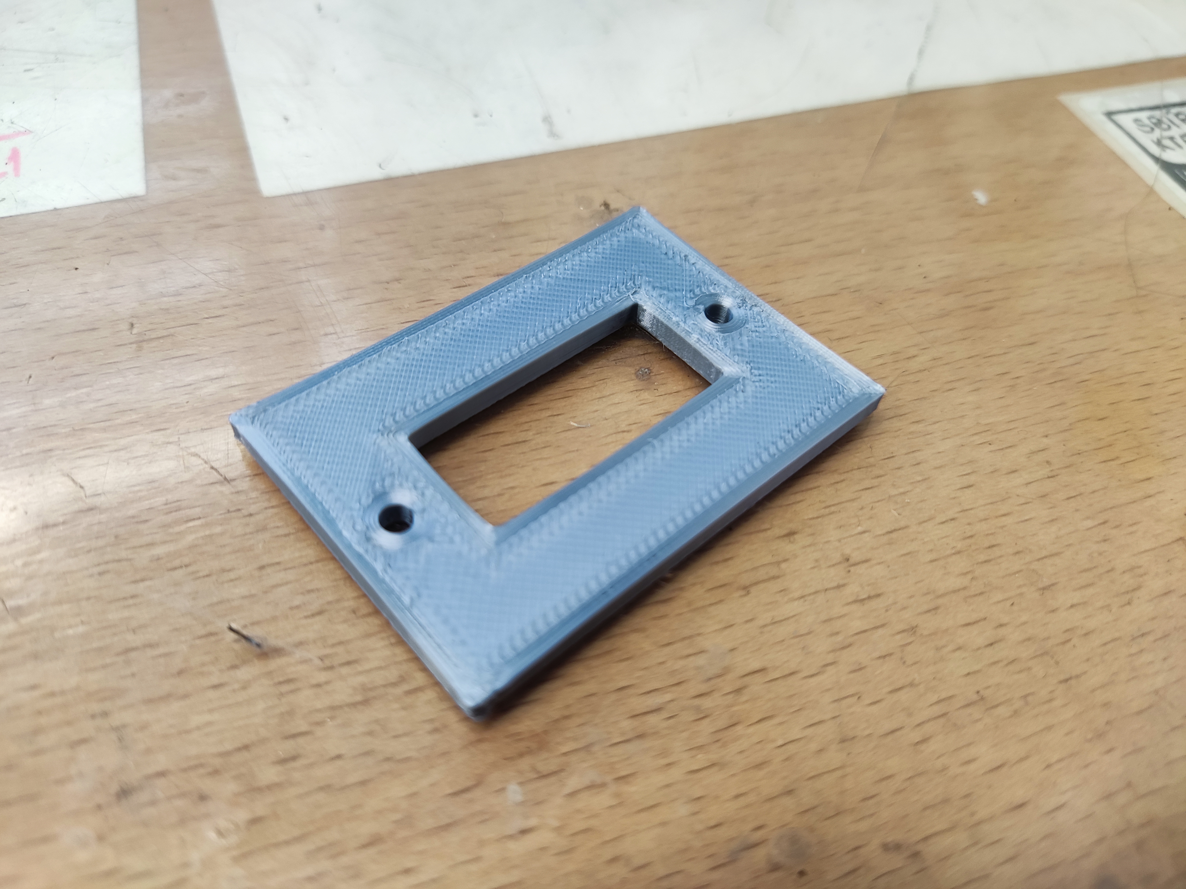 Simple rocker switch holder