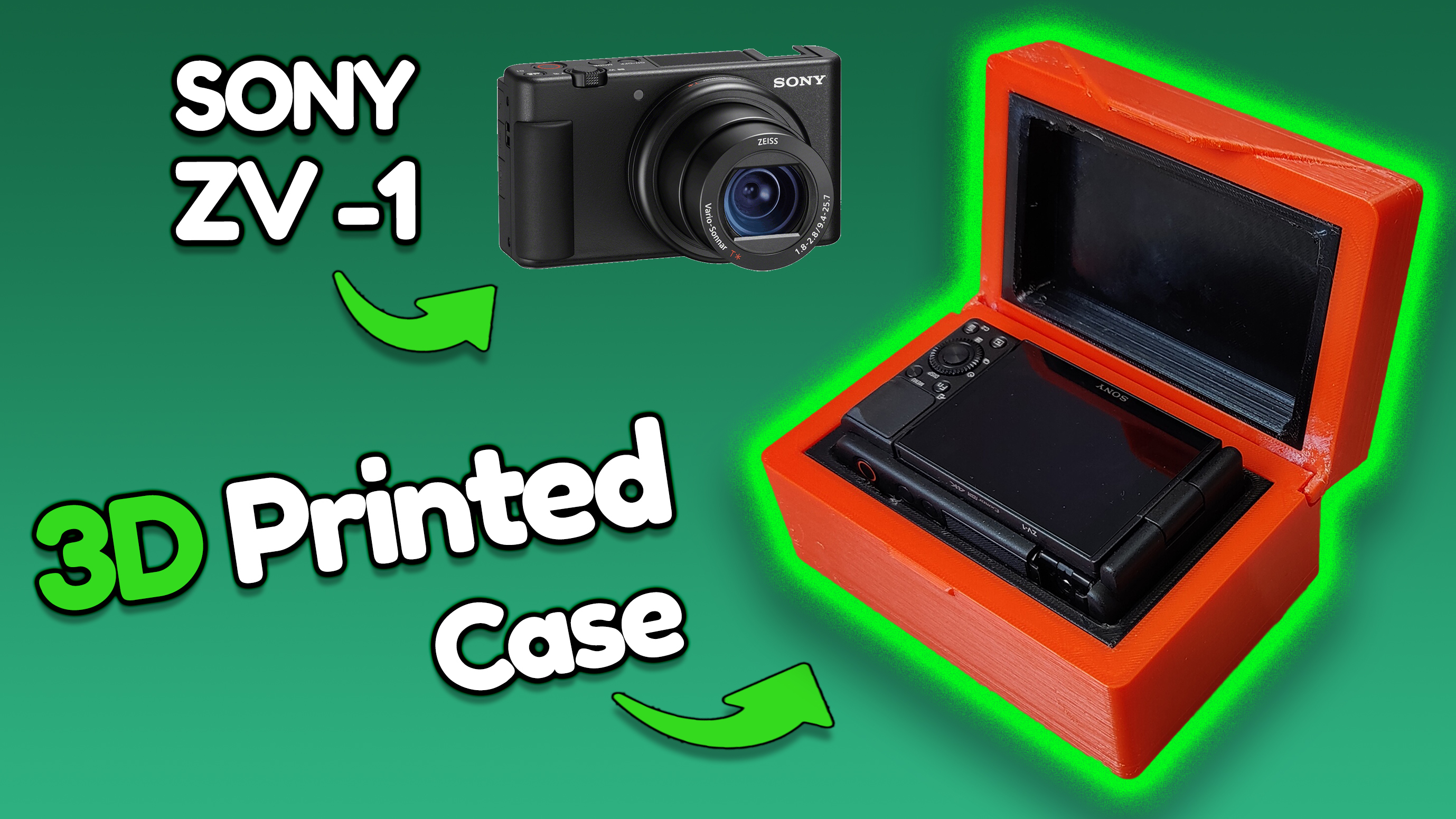 ZV-1 3D Printed Case | Soft shell with TPU, Outer case with PLA