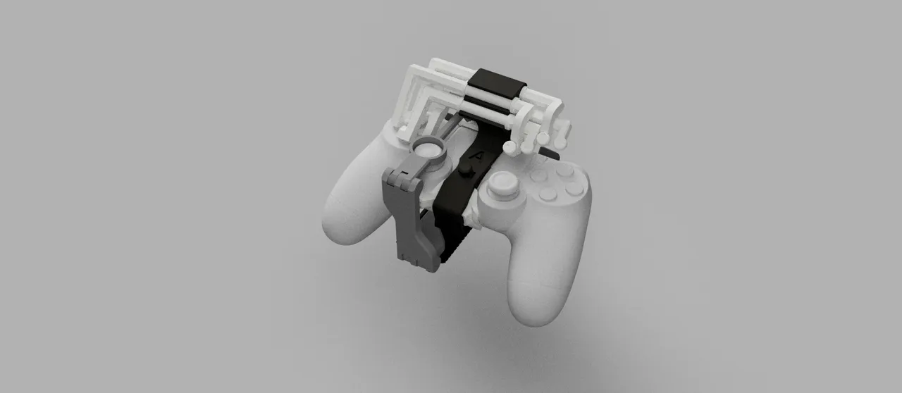 One-handed DualShock 4 by Akaki