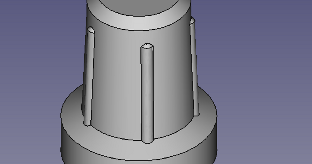Knob for rotary encoder (6mm D shaft) by örkelprint Download free STL