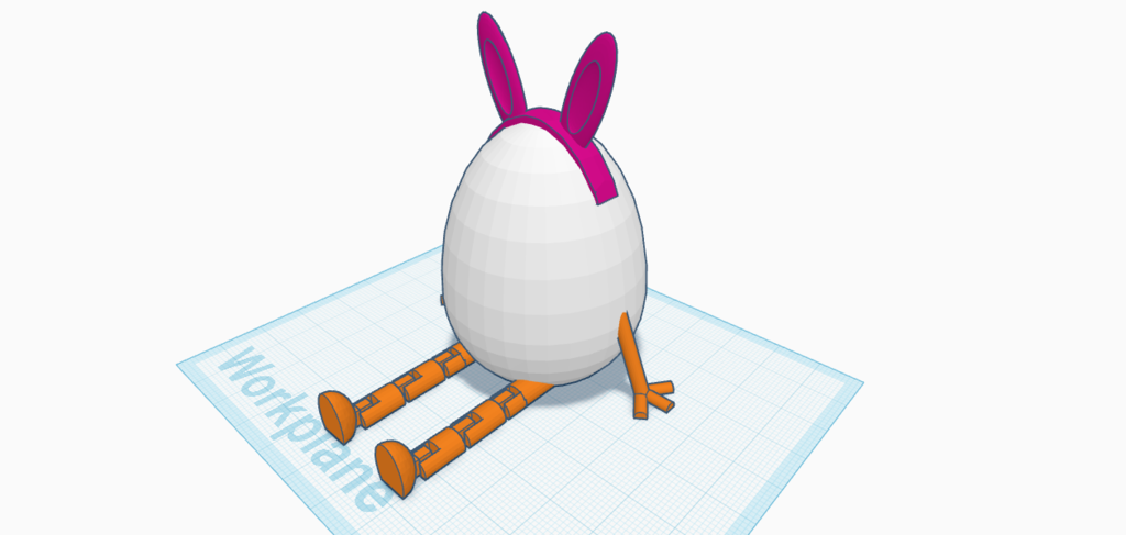 Miniatura 2 do modelo 3D easter egg buddy