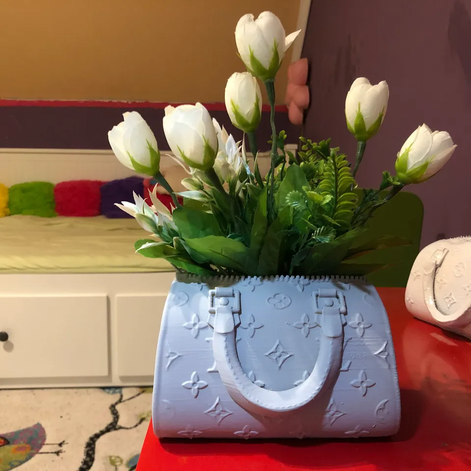 Free STL file Louis Vuitton Nano bag for Flowers・3D printing