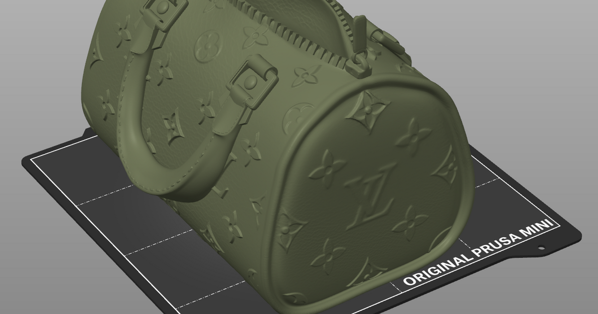 Free STL file Louis Vuitton Nano bag for Flowers・3D printing template to  download・Cults