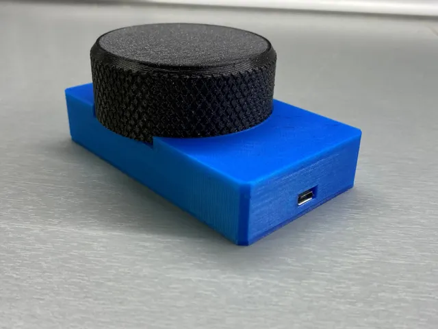 Media control knob - sleek version