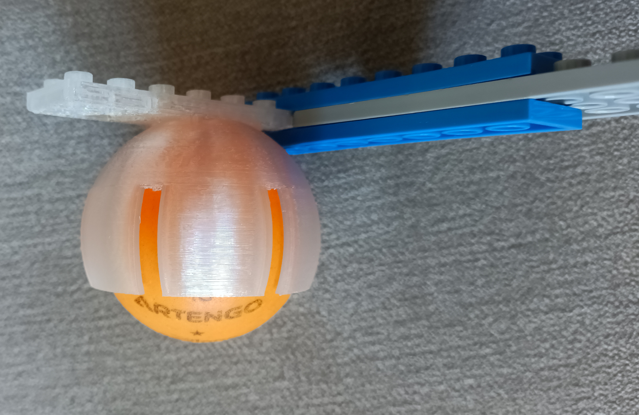 LEGO ping pong ball caster wheel