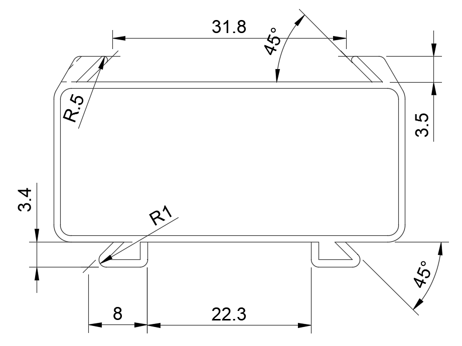 Miniatura 6 do modelo 3D Simplest cable organizer