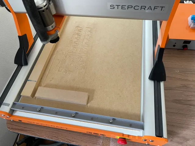 Chip guard for Stepcraft D-series CNC