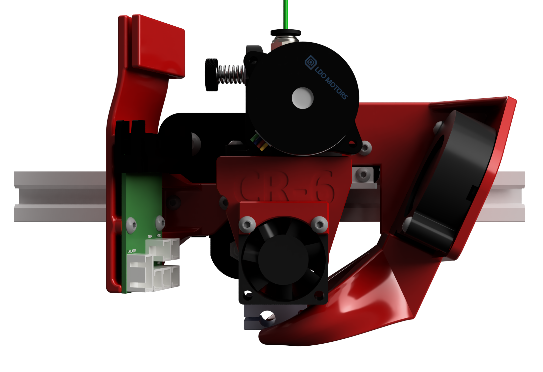 CR-6 Dragon (HF & SF) and Orbiter V1.5 direct drive mount to the CR6 strain gauge.