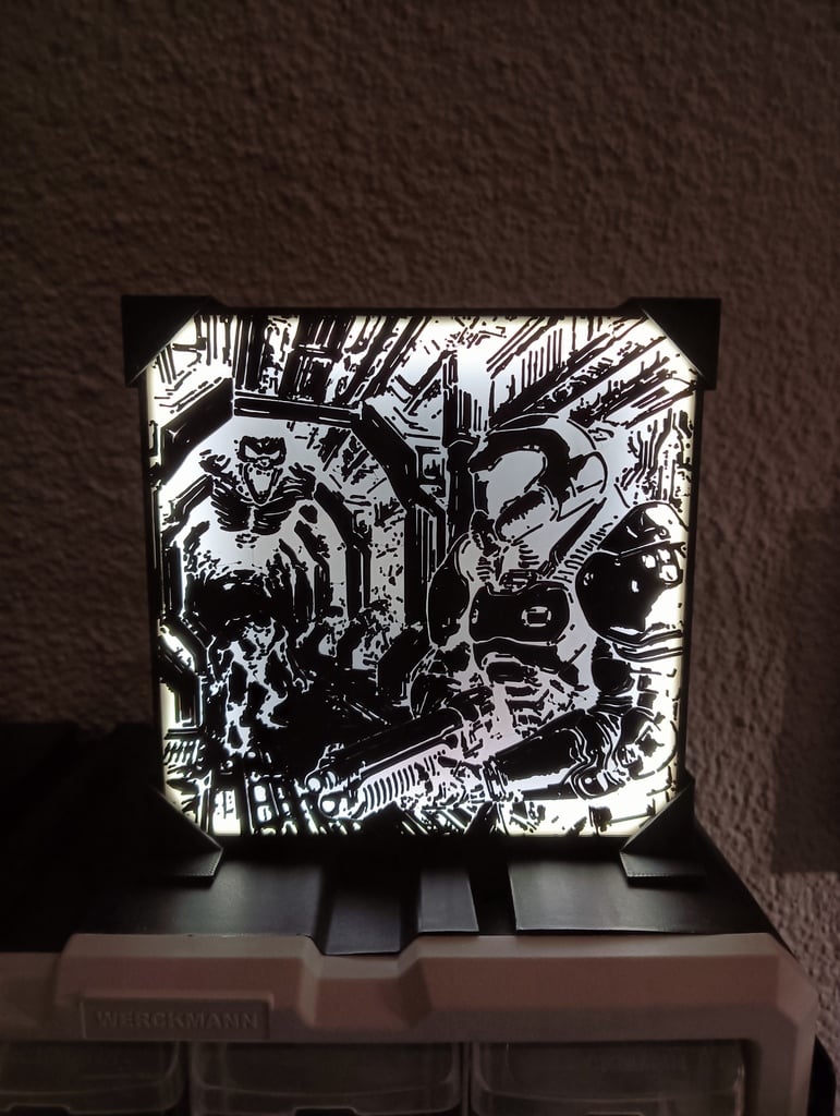Slayer Lamp (DIY) With Easy Solution To Change Front !