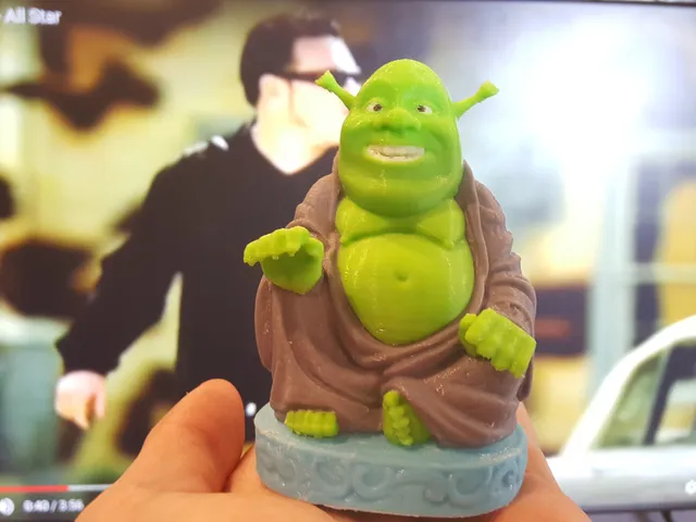 Multicolor Buddha Shrek