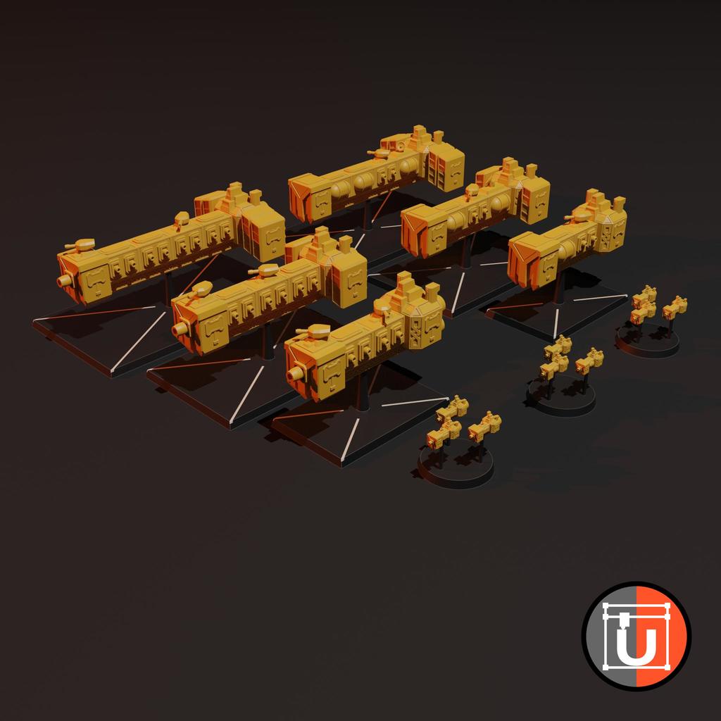 Dwarf Guilds Fleet for Grimdark Future: Warfleets