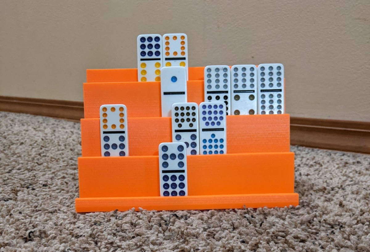 Stand-up/Foldable Domino Tray