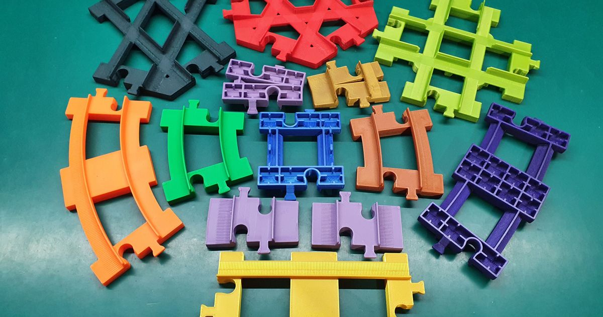 Lego Duplo train track layout - - 3D Warehouse