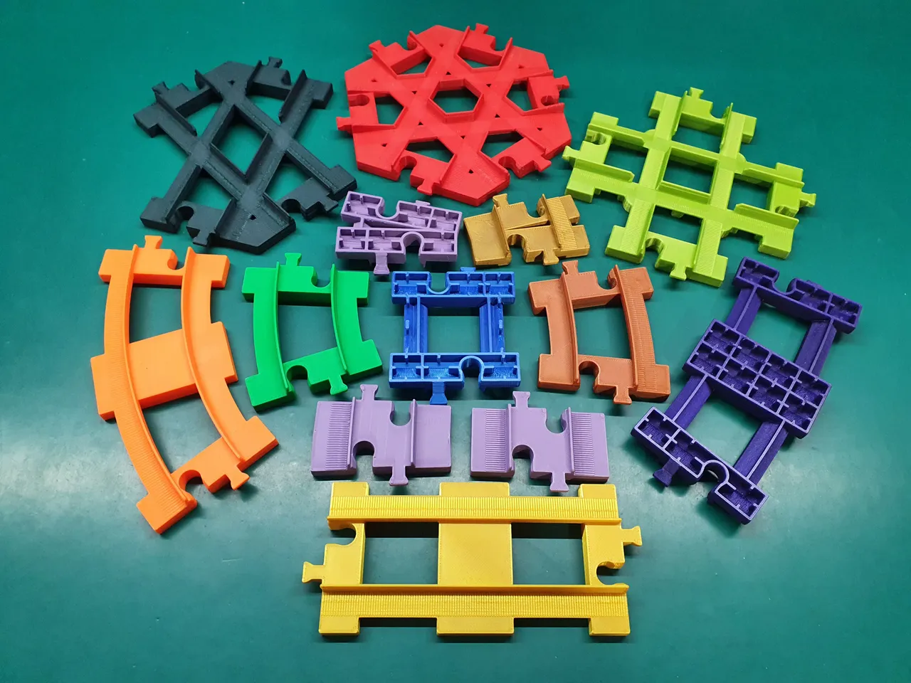 🚉 SET: Lego DUPLO train tracks (optimized) by | free model |