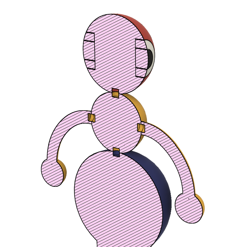 Big Walk Poseable Character by michaelstickels | Download free STL ...