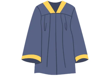 Graduation Gown Cookie Cutter