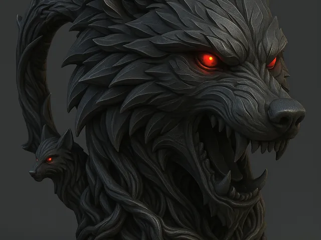 Wolf can holder