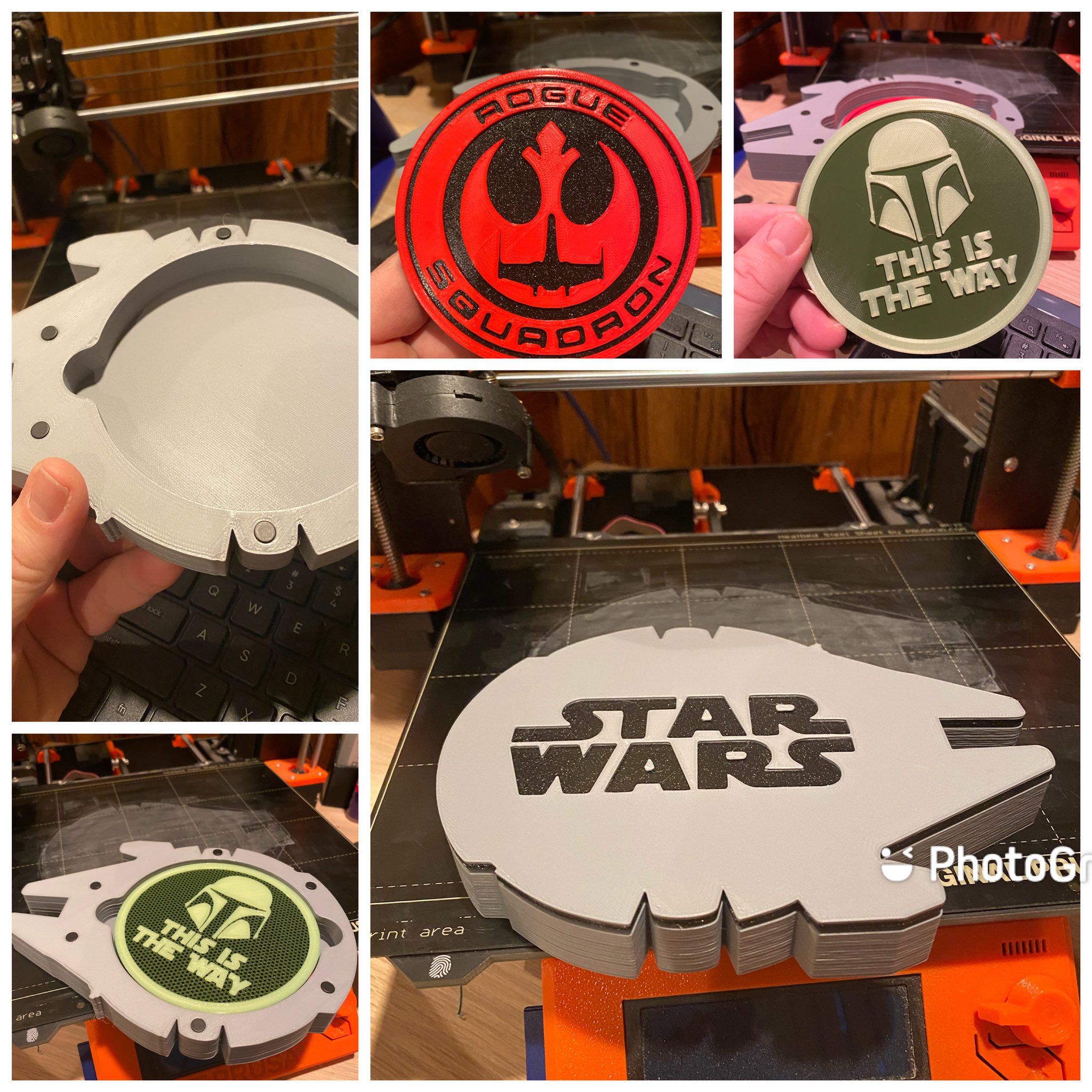 Millenium Falcon Coaster Holder