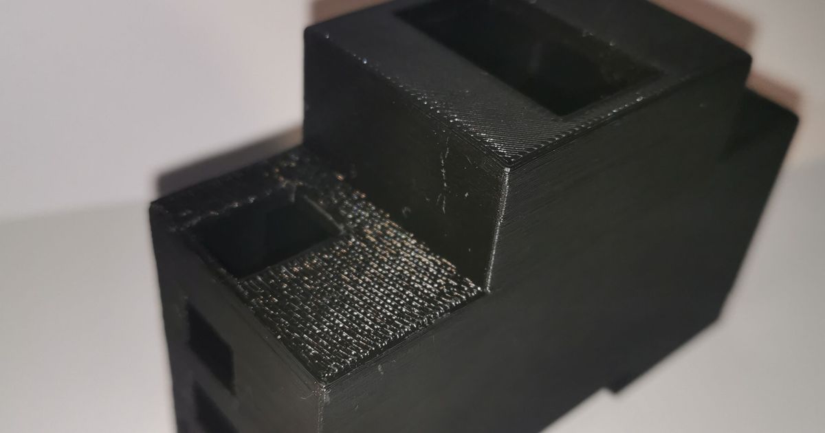 DIN rail enclosure 2MOD by LabDex Download free STL model