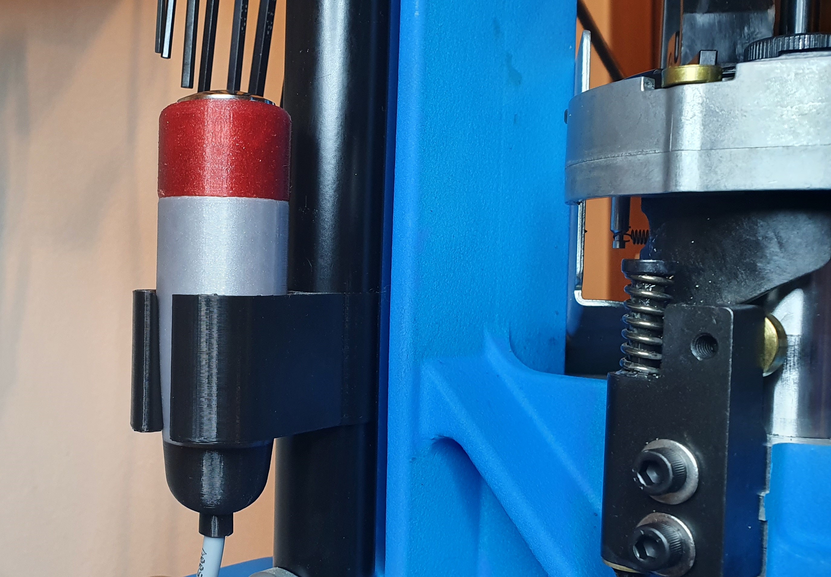 Holder for handheld case for pushbutton — thumbnail 2