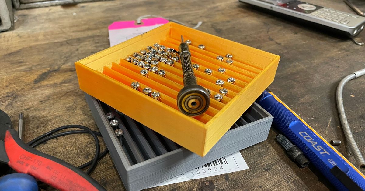 Bike Spoke Nipple Sorter & Stackable Storage Tray Set by Willis Works