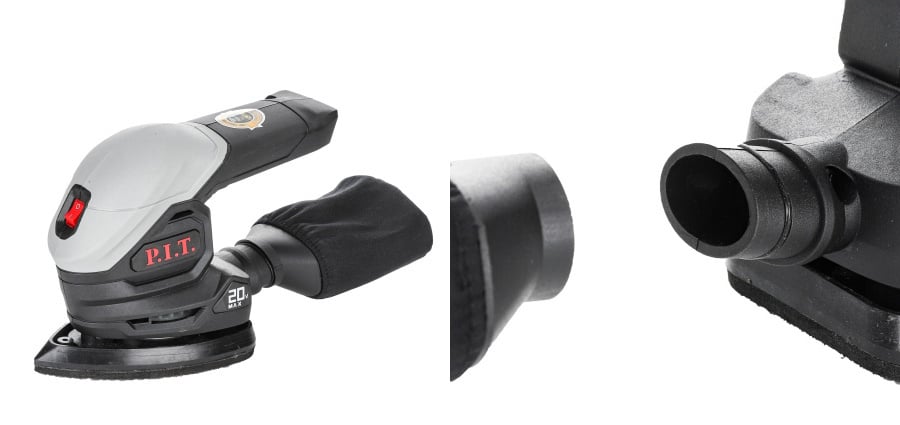 Delta sander elliptical dust port vacuum adapter (PSP20H-140A) 3D model