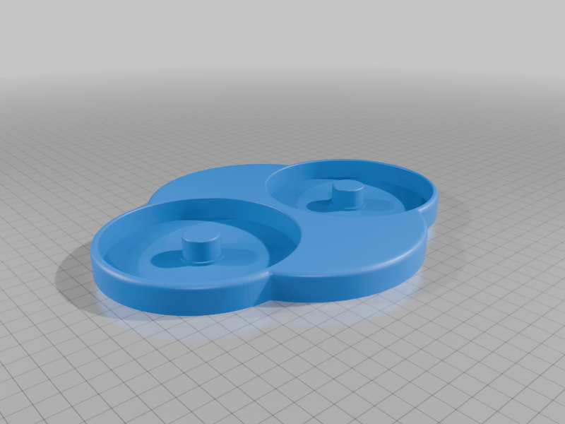 Miniatura 5 do modelo 3D Rotating double yarn holder