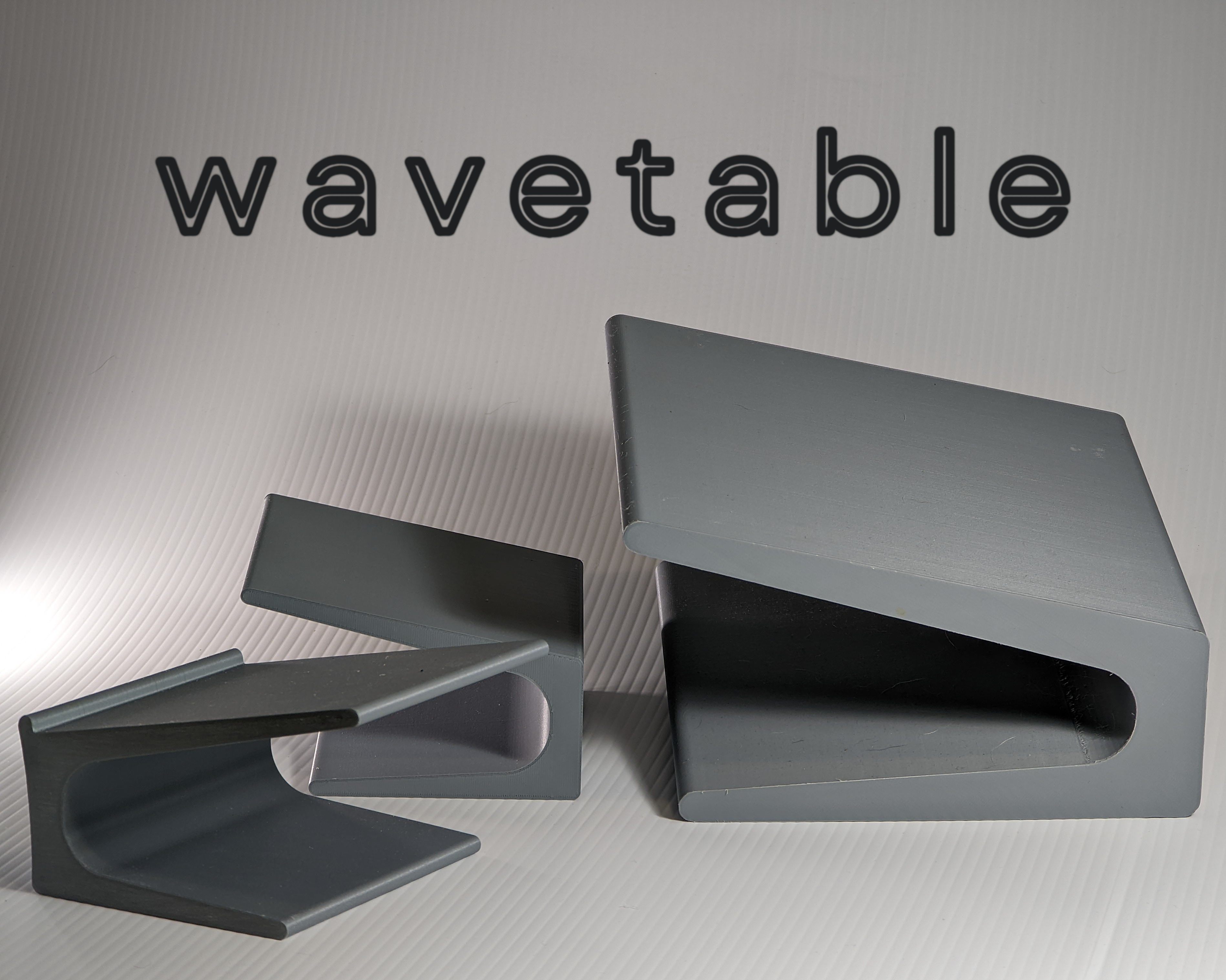 Wavetable Desktop Speaker Stand