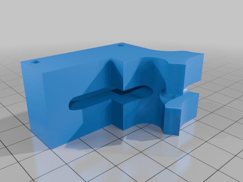 Low Clearance Spacer C for Teaching Tech Self feeding open source filament pelletizer 3D model thumbnail