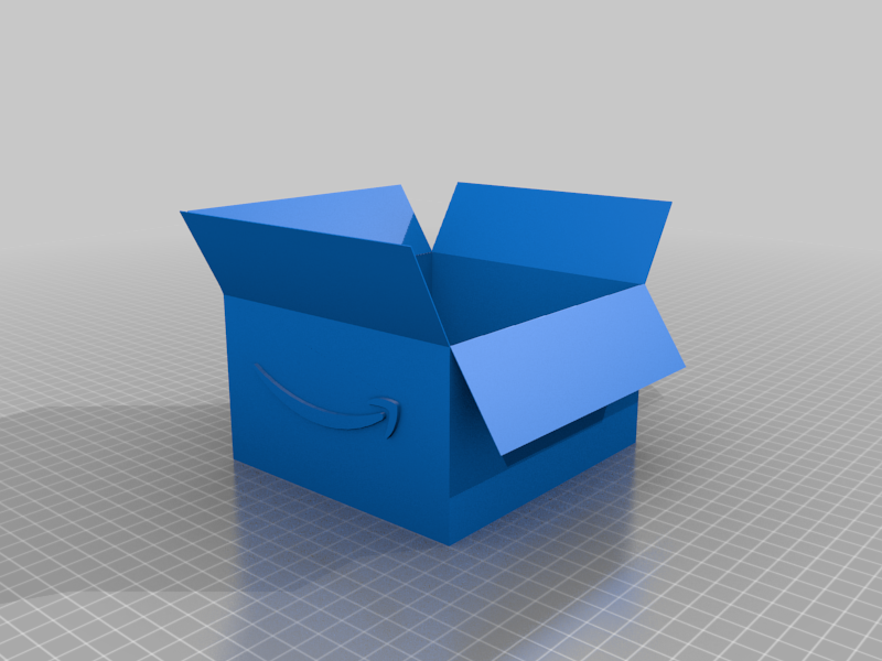 3D Amazon Shipping Box