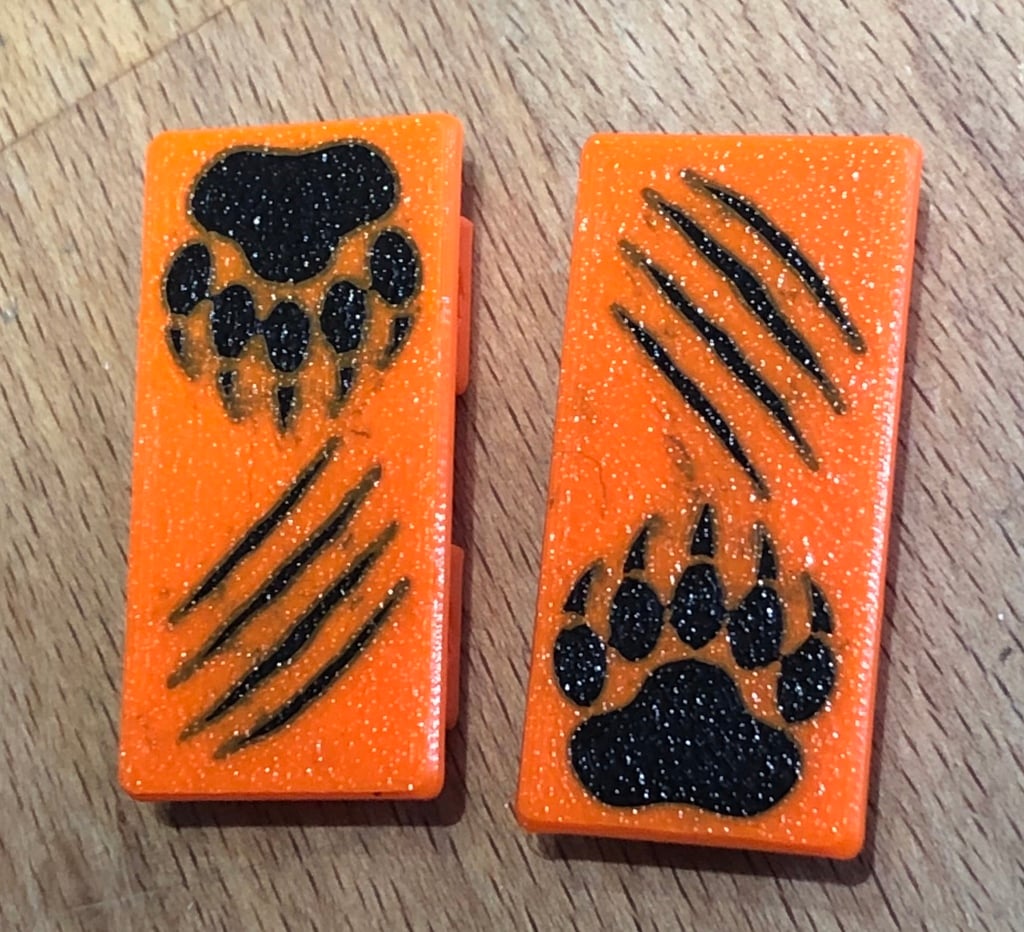 Bear End Caps Multimaterial - Wild Edition