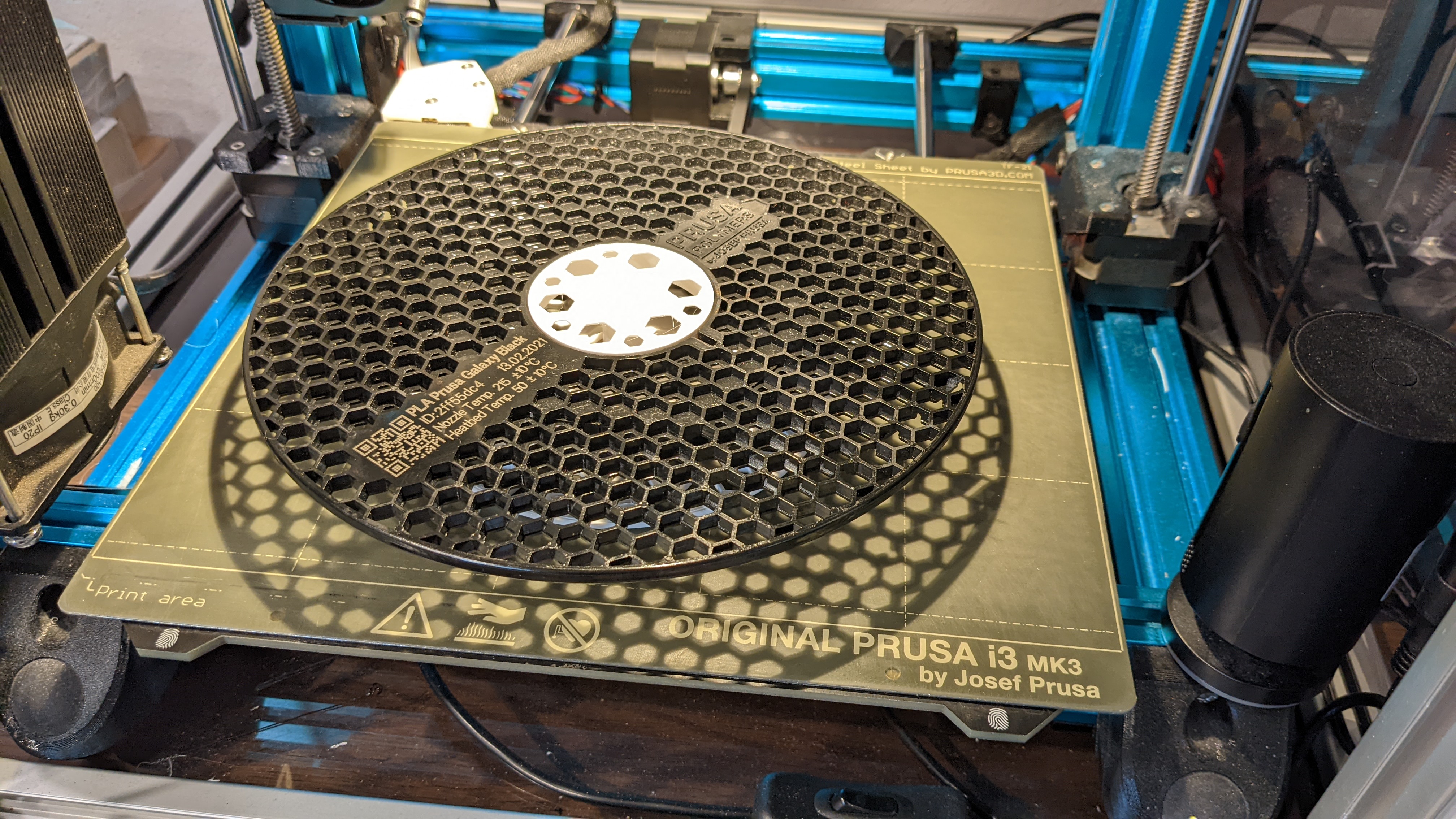 Airbrush rotary disk - Prusament spool reuse - Remix easy fit