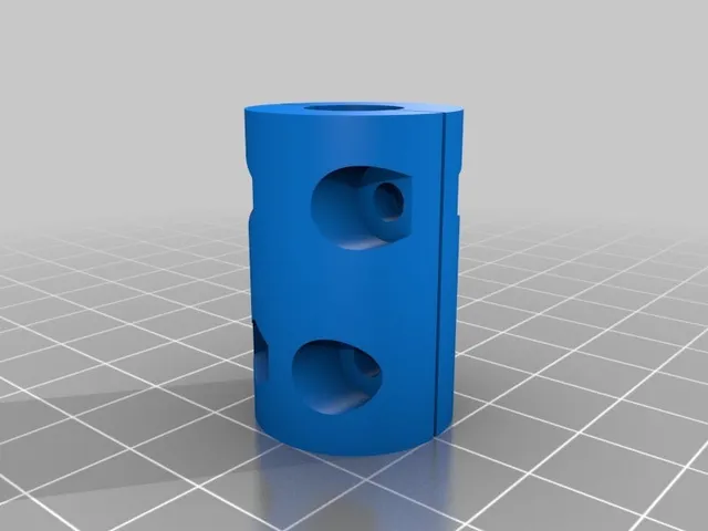 My Customized Parametric Z-axis coupler (5mm to 9.3mm)