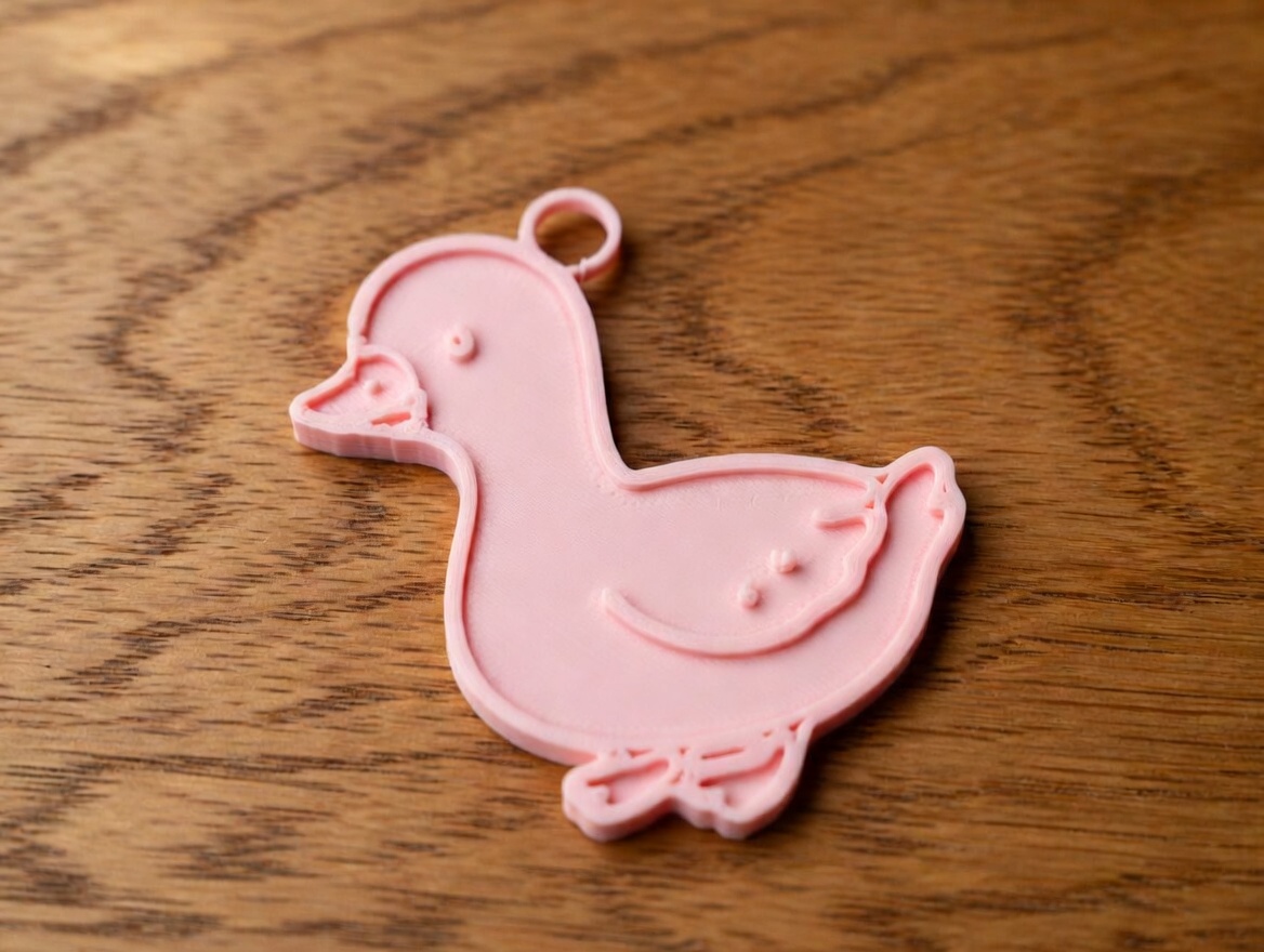 Cute Goose Keychain pendant