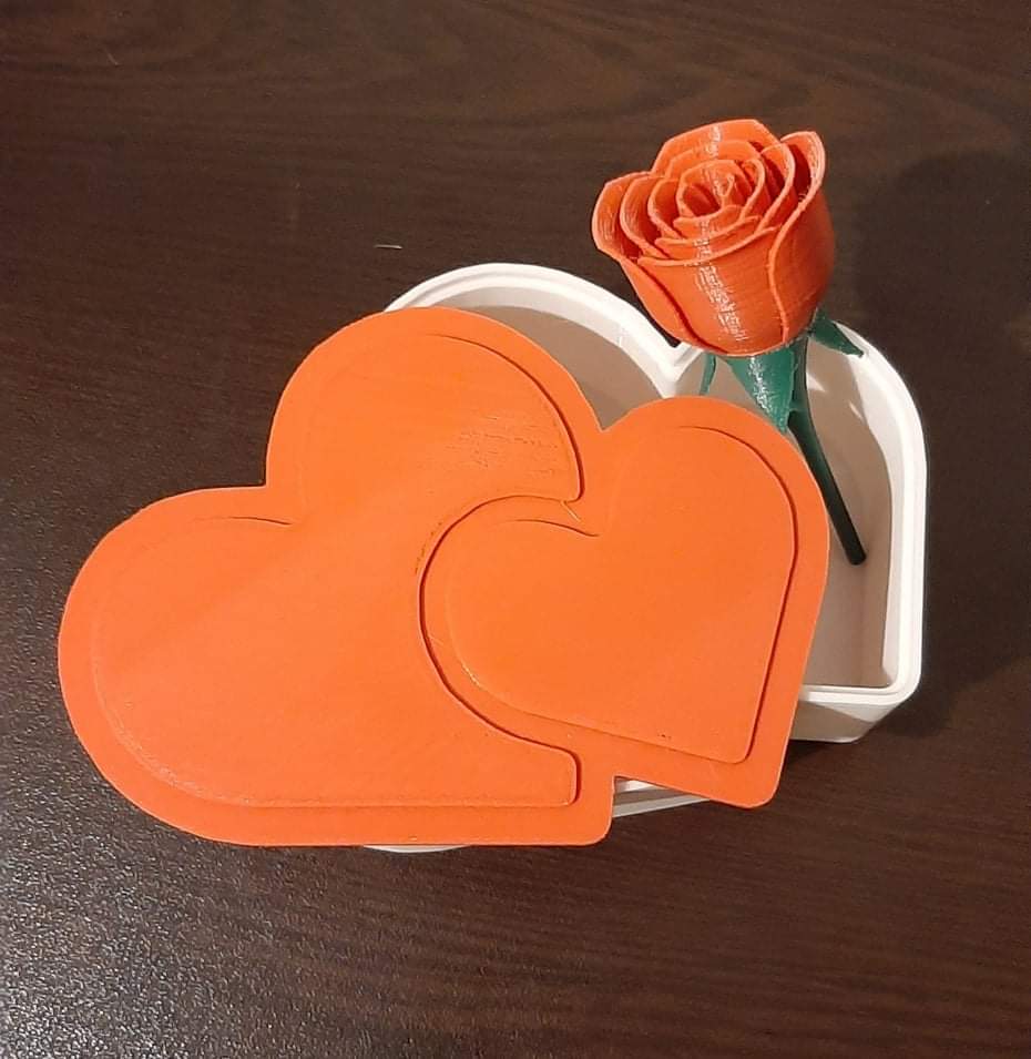 Valentine's heart box