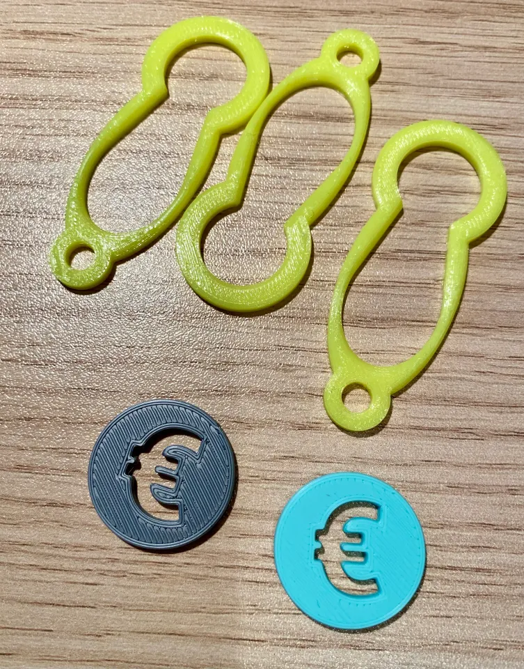 Coin token Einkaufswagenchip by Volker_P, Download free STL model