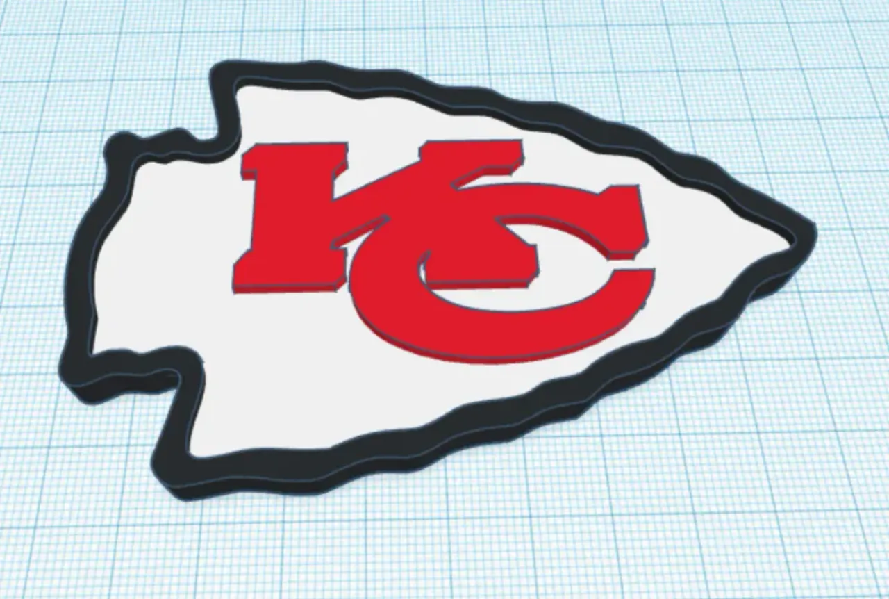 NFL Kansas City Chiefs Camo Black Red Big Logo 3D All Over Print