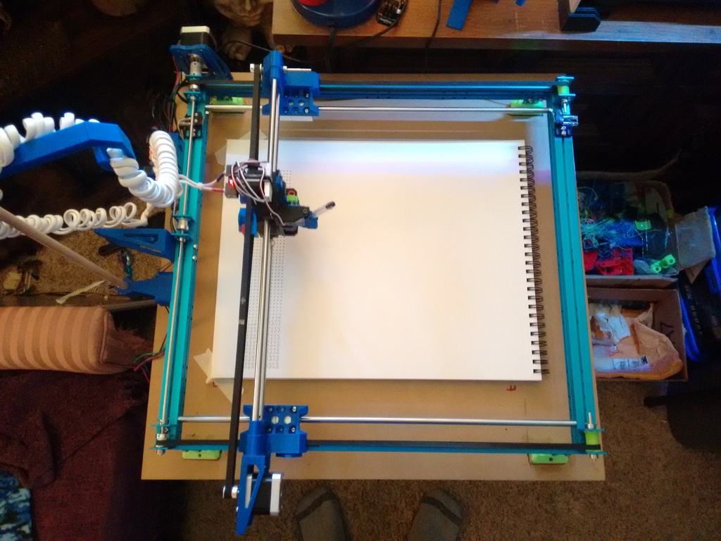 Miniatura 2 do modelo 3D 3DP-MakeBlock-XYP (plotter/drawbot) FULL UPGRADE