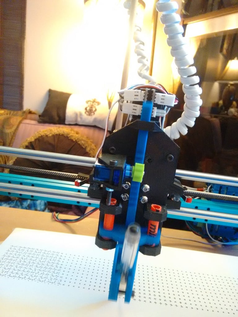 Miniatura 8 do modelo 3D 3DP-MakeBlock-XYP (plotter/drawbot) FULL UPGRADE