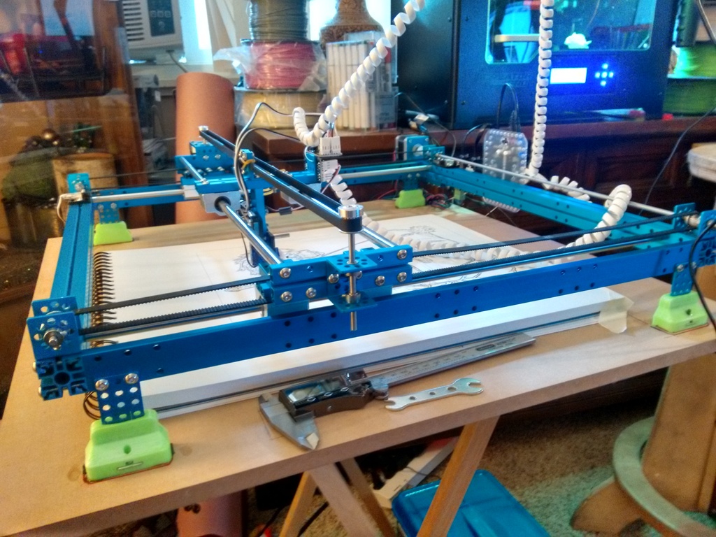 Miniatura 2 do modelo 3D Makeblock XY Plotter (Drawbot) Feet